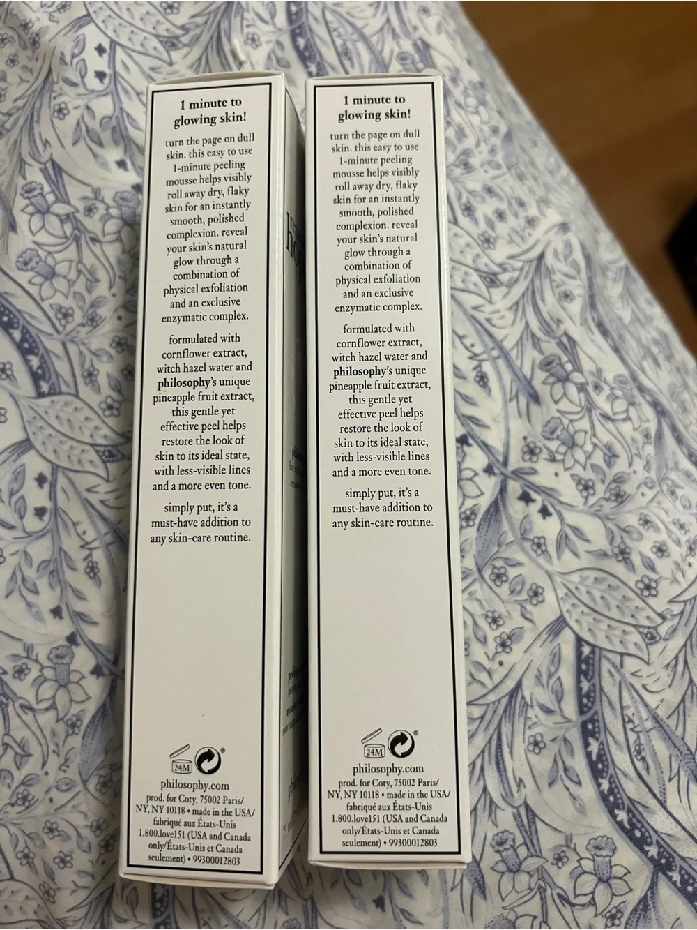 Philosophy Renewed Hope in a Jar Peeling Mousse (Set of 2) NIB
